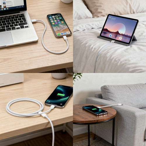 ⚡ Cargador USB-C de Carga Rápida — Potencia que Acompaña Tu Ritmo